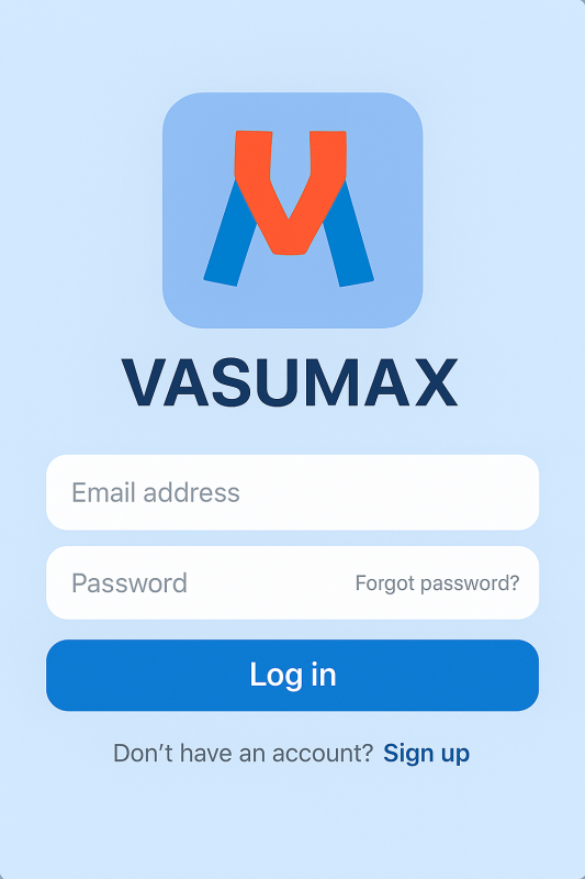 Customer Login page Image