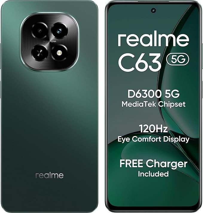 realme C63 5G  (Forest Green, 128 GB)  (8 GB RAM)